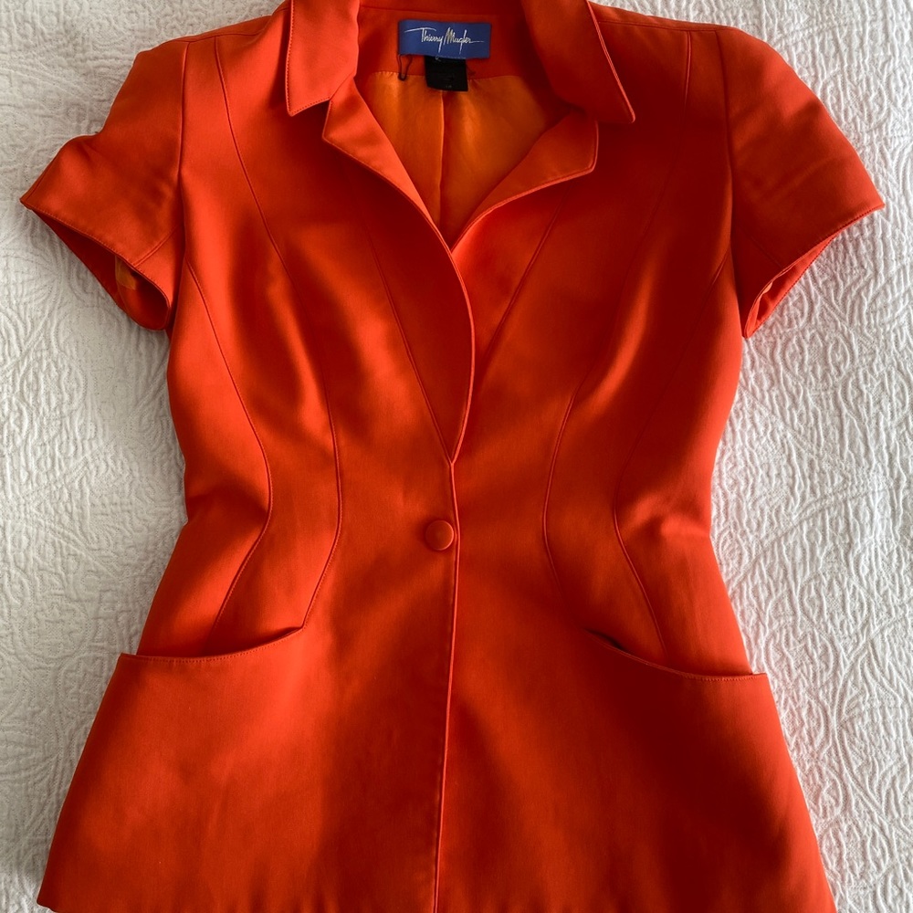 Thierry Mugler orange jacket vintage❤️ - Picture 14 of 16